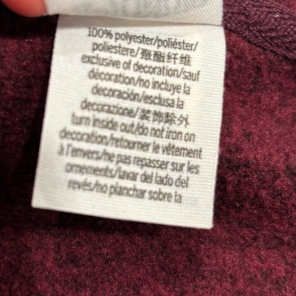 PINK Victoria's Secret Maroon Zip-Up Jacket Size Small - Picture 7 of 8